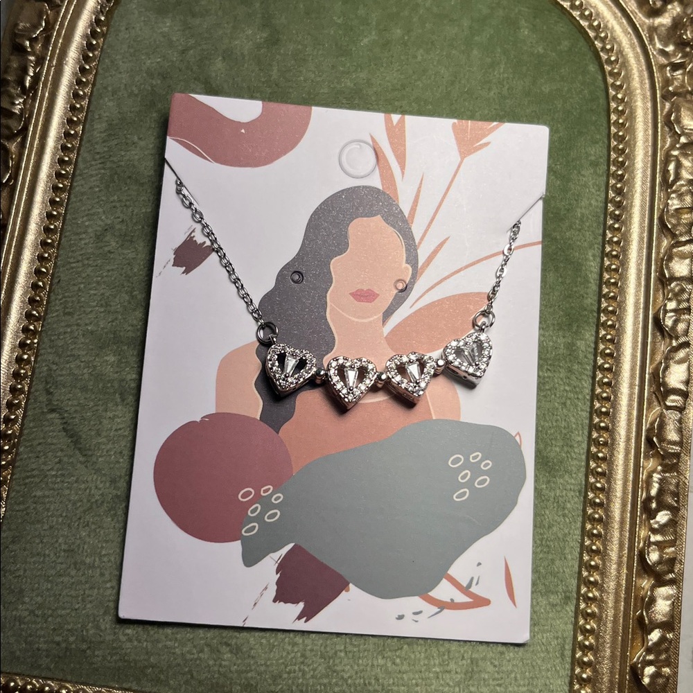 Stainless steel heart necklace